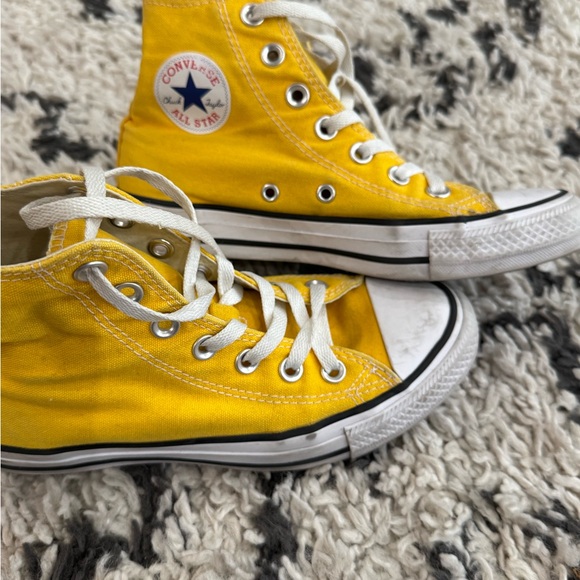 Converse Shoes - Converse Kids Bright Yellow High-Tops